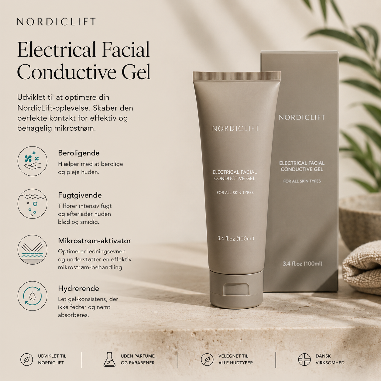 Produktshot – Liftra+ Activating Gel tube – produktinformation og fordele